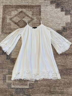 Honey Punch Off-Shoulder Swing Dress